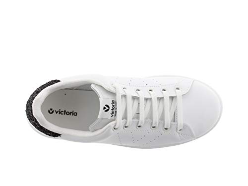 victoria Plano VICTORIA Tenis Piel 1125104-WOMEN para Mujer Negro 40