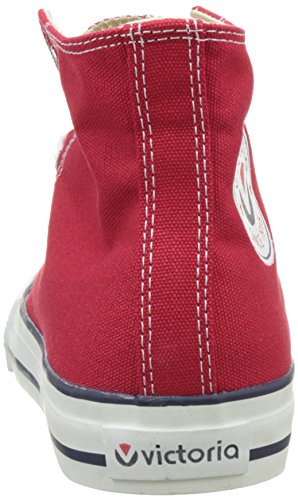 victoria Plano VICTORIA Tribu Botin Lona 106500-WOMEN para Mujer Rojo 40