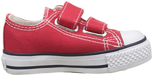 victoria Plano VICTORIA Tribu Tiras Lona 106555-KIDS para Unisex-niños Rojo 23