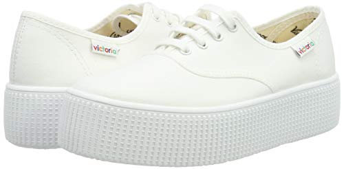 victoria Plataforma VICTORIA 1915 Doble Lona 1116100-WOMEN para Mujer Blanco 37