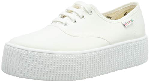 victoria Plataforma VICTORIA 1915 Doble Lona 1116100-WOMEN para Mujer Blanco 37