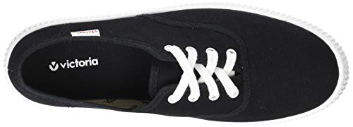 victoria Plataforma VICTORIA 1915 Doble Lona 1116100-WOMEN para Mujer Negro 36