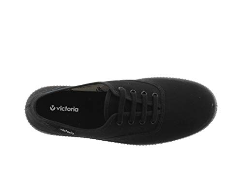 victoria Plataforma VICTORIA 1915 Doble Lona Piso Negro 1116101-WOMEN para Mujer Negro 39