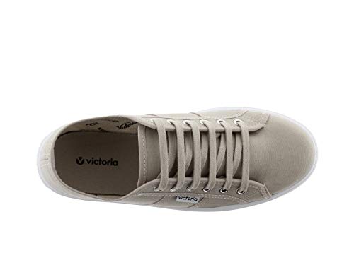 victoria Plataforma VICTORIA Barcelona Lona 109200-WOMEN para Mujer Beige 34