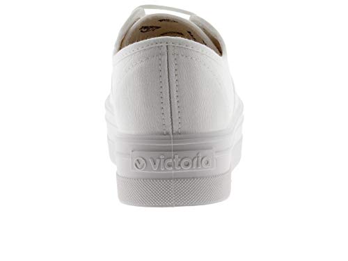 victoria Plataforma VICTORIA Barcelona Lona 109200-WOMEN para Mujer Blanco 35