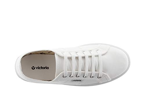 victoria Plataforma VICTORIA Barcelona Lona 109200-WOMEN para Mujer Blanco 35