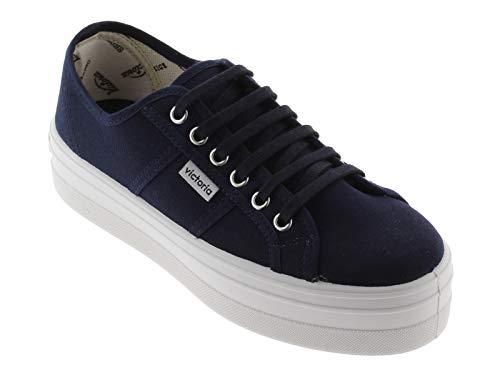 victoria Plataforma VICTORIA Barcelona Lona 109200-WOMEN para Mujer Marino 39