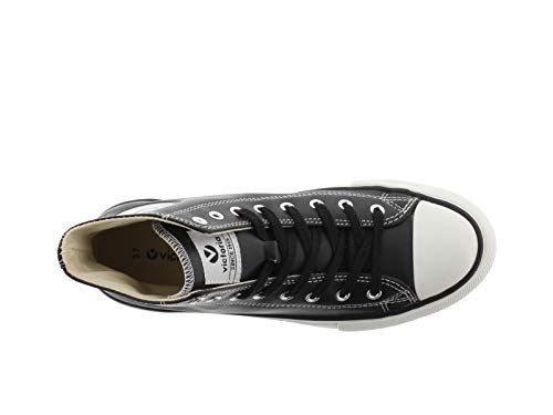 victoria Plataforma VICTORIA Basket Doble Botin Vegana 1061107-WOMEN para Niñas Adolescentes Negro 37