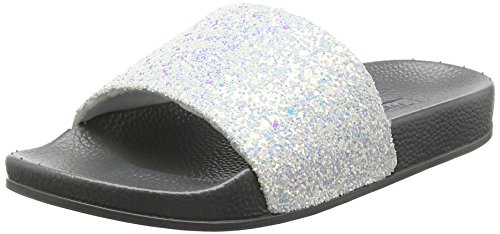 Victoria Sandalia Pala Glitter, Zapatillas Mujer, Plateado (Plata 14), 37 EU