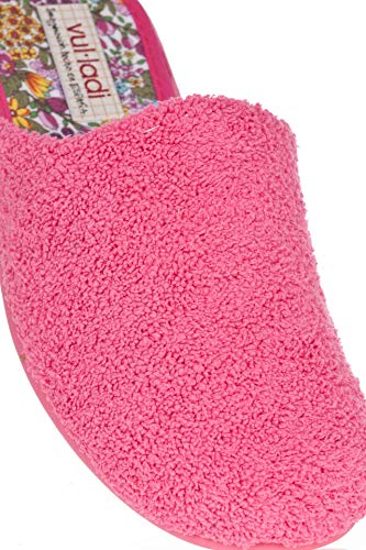 vul-ladi Zapatilla de casa en Toalla