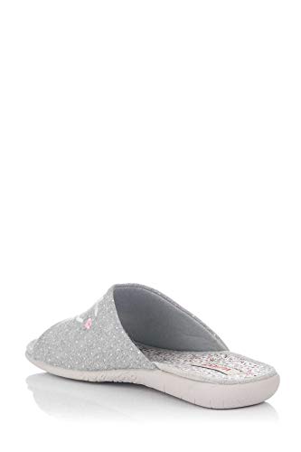 vul-ladi Zapatilla de casa Mujer Gris 38