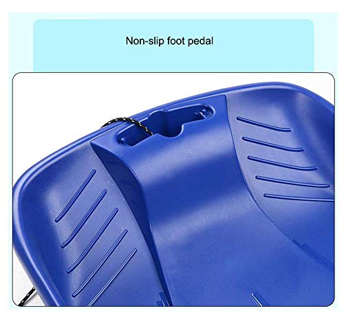 Waniyin Mini Trineo de Nieve de Invierno, Trineo de tracción de Trineo Flexible Cuesta Abajo con Cuerda de tracción cómoda para Deportes al Aire Libre Sprinter Niños pequeños