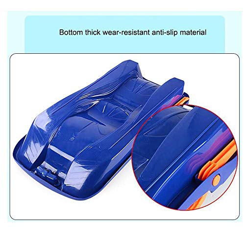 Waniyin Mini Trineo de Nieve de Invierno, Trineo de tracción de Trineo Flexible Cuesta Abajo con Cuerda de tracción cómoda para Deportes al Aire Libre Sprinter Niños pequeños