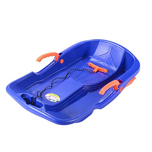 Waniyin Mini Trineo de Nieve de Invierno, Trineo de tracción de Trineo Flexible Cuesta Abajo con Cuerda de tracción cómoda para Deportes al Aire Libre Sprinter Niños pequeños