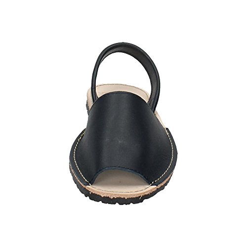 WHETIS 314 Menorquinas DE Piel Mujer Sandalias Marino 45