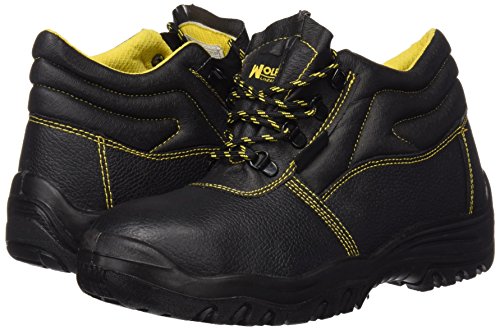 WOLFPACK LINEA PROFESIONAL 15018030 Botas Seguridad S3 Piel Negra Wolfpack Nº 42