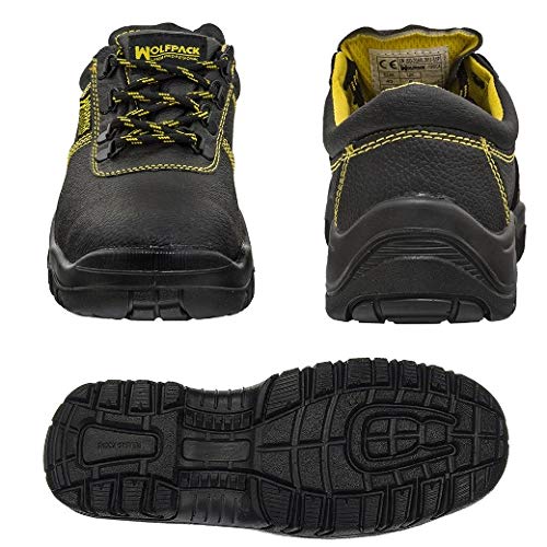 WOLFPACK LINEA PROFESIONAL 15018130 Zapatos Seguridad Piel Negra Wolfpack Nº 42