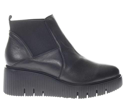 Wonders Botas con plataforma para mujer. Negro Size: 38 EU