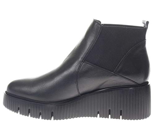 Wonders Botas con plataforma para mujer. Negro Size: 38 EU