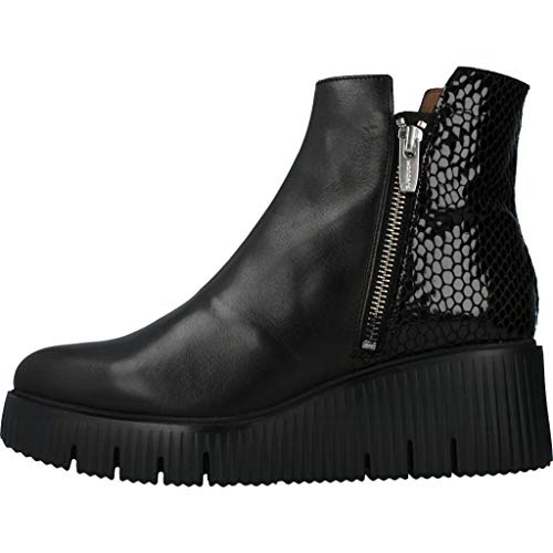 Wonders Botas Mujer E6224 para Mujer Negro 35 EU