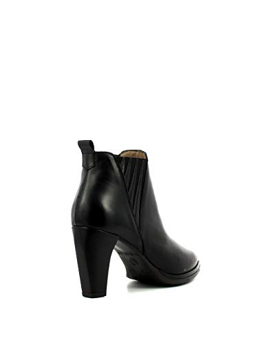 Wonders - Botín tacón elástico V para Mujer Negro 42