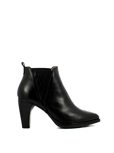 Wonders - Botín tacón elástico V para Mujer Negro 42