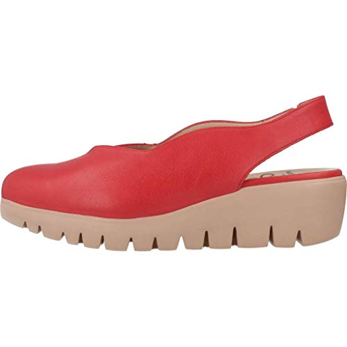 Wonders Zapatos Cordones Mujer C33161 para Mujer Rojo 35 EU