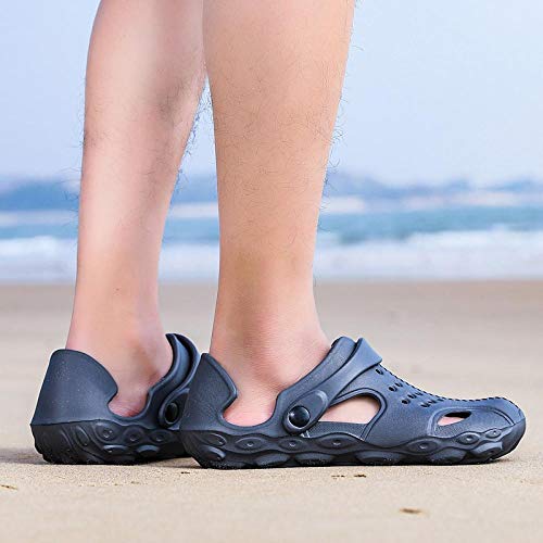 WTFYSYN Zapatos de Playa y Piscina para Niña,Zapatos de Verano con Suela Plana, Medias Pantuflas de Colores Suaves-Blanco_46,Interior Sandalia Suela de Espuma Suave