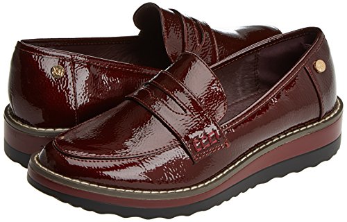 XTI 047285, Mocasines para Mujer, Rojo (Burdeos), 39 EU
