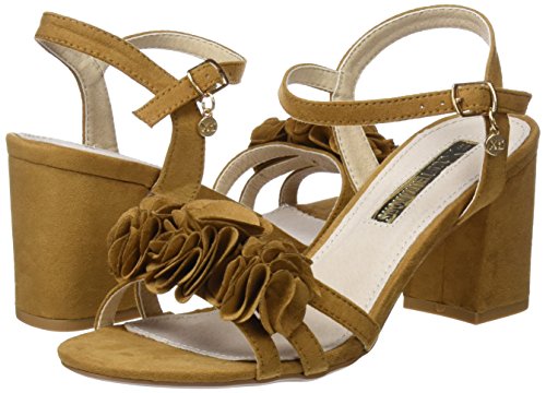 XTI 30714, Sandalia con Pulsera para Mujer, Marrón (Camel), 39 EU