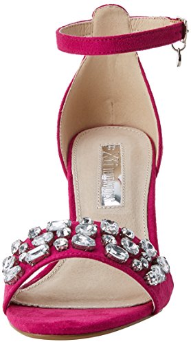 XTI 30755, Zapatos con Tacon y Correa de Tobillo para Mujer, Rosa (Fucsia), 39 EU