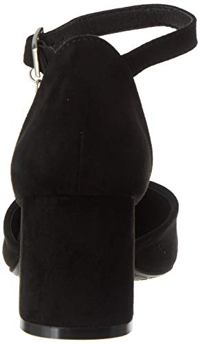 XTI 35182.0, Zapatos con Tira de Tobillo para Mujer, Negro (Negro Negro), 39 EU