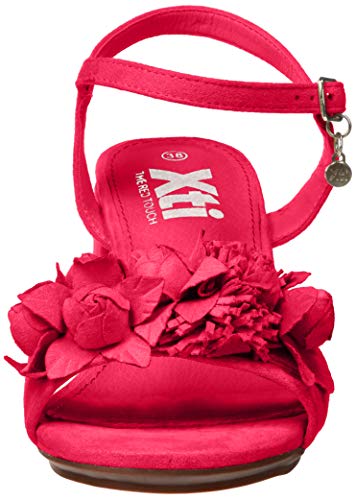 XTI 35193.0, Zapatos con Tira de Tobillo para Mujer, Rosa (Fucsia Fucsia), 36 EU