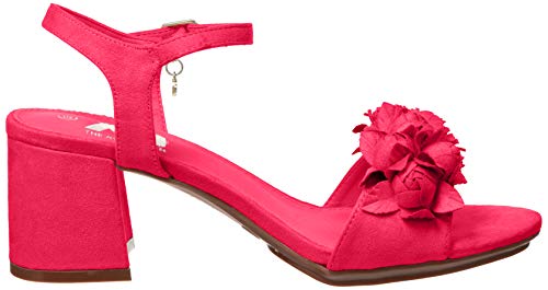 XTI 35193.0, Zapatos con Tira de Tobillo para Mujer, Rosa (Fucsia Fucsia), 36 EU