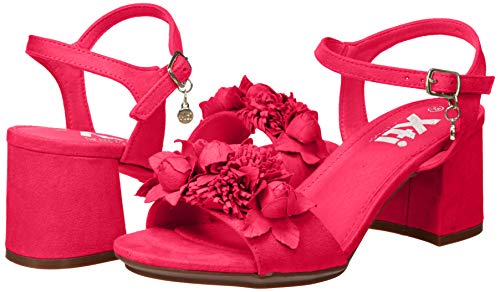 XTI 35193.0, Zapatos con Tira de Tobillo para Mujer, Rosa (Fucsia Fucsia), 36 EU