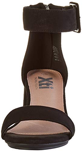 XTI 35196.0, Zapatos con Tira de Tobillo para Mujer, Negro (Negro Negro), 41 EU