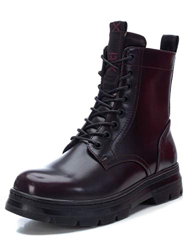 XTI 44406, Botas Cortas al Tobillo Mujer, Burdeos, 38 EU