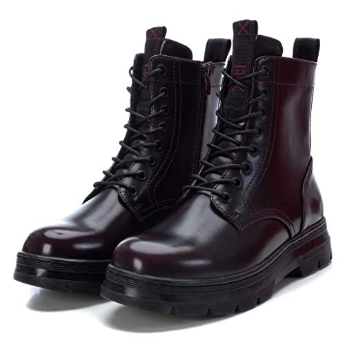 XTI 44406, Botas Cortas al Tobillo Mujer, Burdeos, 39 EU