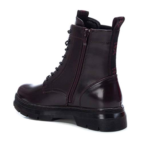 XTI 44406, Botas Cortas al Tobillo Mujer, Burdeos, 39 EU