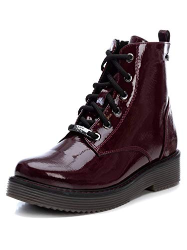 XTI 44552, Botas Cortas al Tobillo Mujer, Burdeos, 41 EU