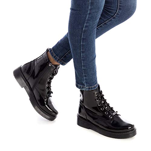XTI 44552, Botas Cortas al Tobillo Mujer, Negro, 39 EU