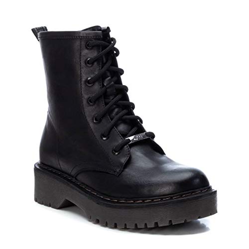 XTI 44682, Botas Cortas al Tobillo Mujer, Negro, 38 EU