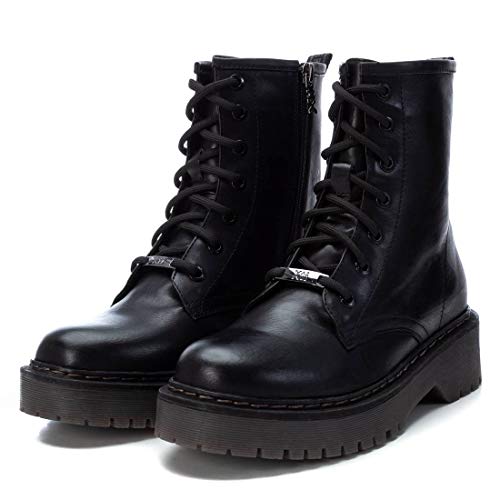 XTI 44682, Botas Cortas al Tobillo Mujer, Negro, 38 EU
