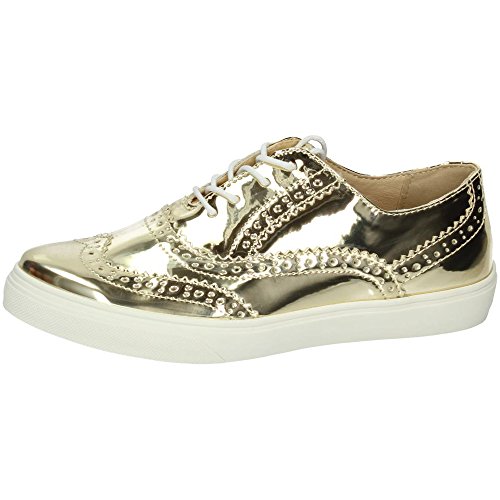 XTI 45193 Blucher Metalizado Mujer Zapatos CORDÓN Oro 37