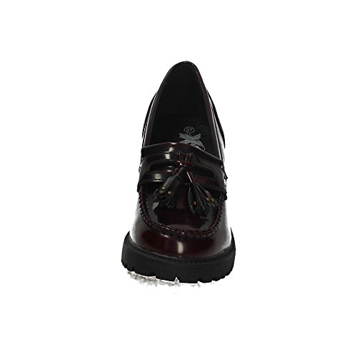 XTI 46095 Zapato con Tacones Mujer Zapatos TACÓN Burdeos 38