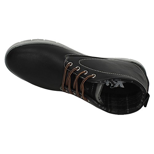 XTI 47088 BOTÍN DE Moda XTI Hombre Botas-Botines Negro 42