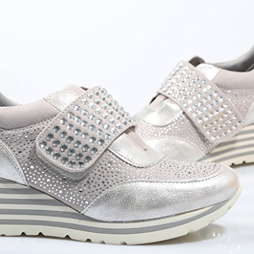 XTI 48065 Dep.Velcro 1 Plata 40