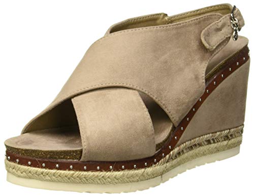 XTI 48920, Sandalias con Plataforma para Mujer, Marrón (Taupe Taupe), 41 EU