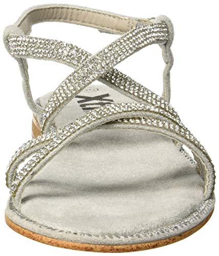 XTI 48996, Sandalias con Punta Abierta para Mujer, Blanco (Hielo Hielo), 41 EU