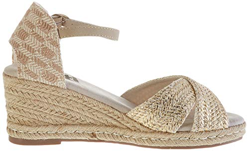 XTI 49706.0, Sandalias con Plataforma para Mujer, Dorado (Oro Oro), 39 EU